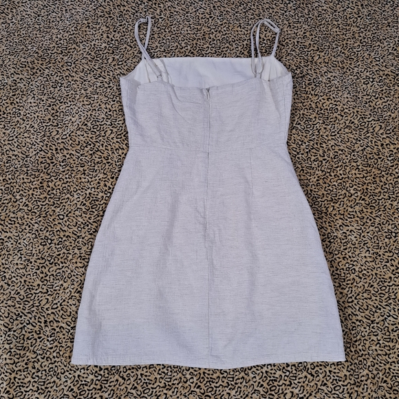 🌈URBAN OUTFITTERS LINEN BLEND MINI DRESS - Picture 3 of 9